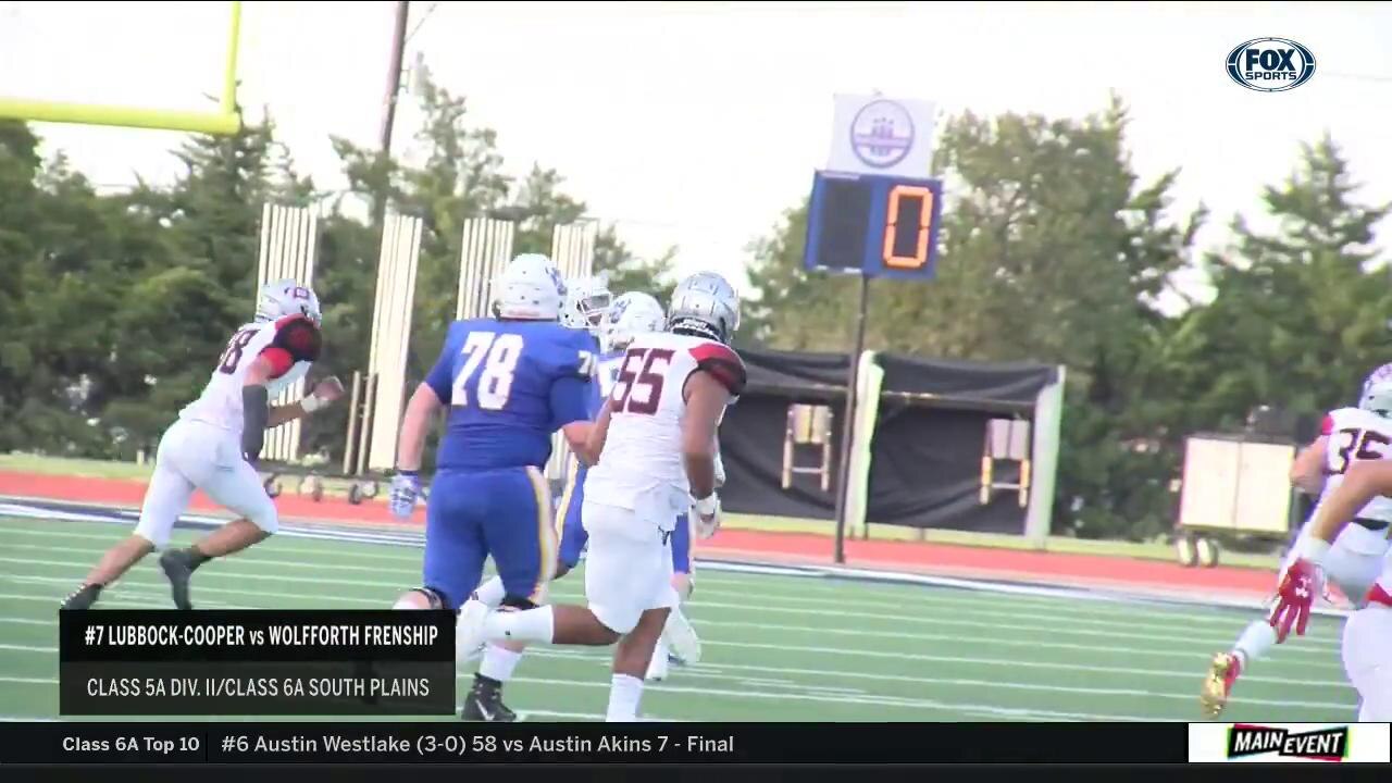 HIGHLIGHTS: No. 7 Lubbock Cooper vs. Wolfforth Frenship | High School Scoreboard Live