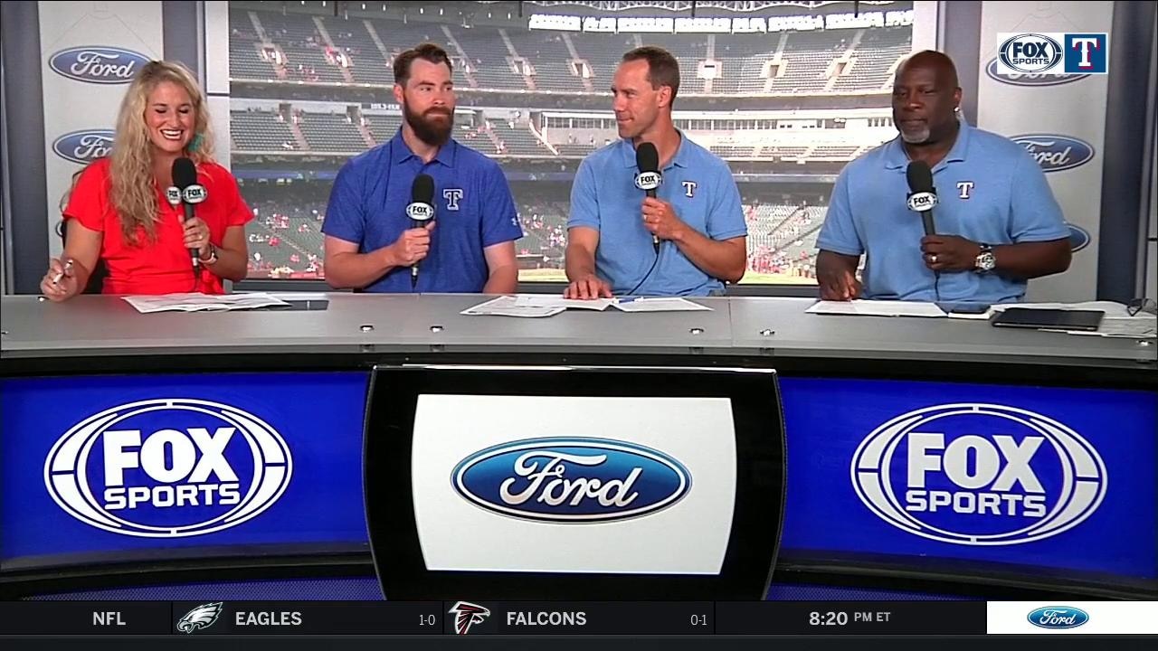 Tim Dillard joins the Crew at the Desk | Rangers Live