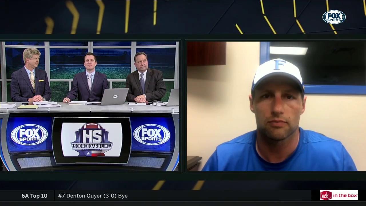 Frisco Head Coach Jeff Herbert on win vs. Lebanon Trail | High School Scoreboard Live