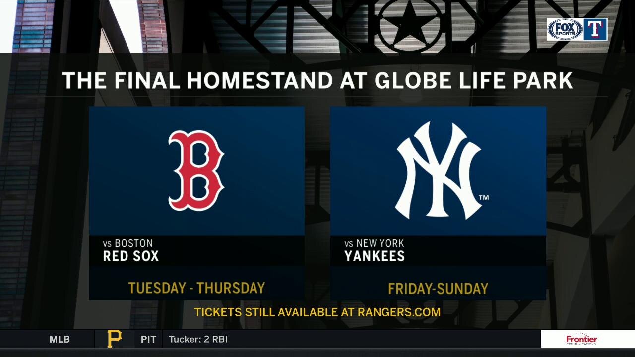 Final Homestand at Globe Life Park | Rangers Live