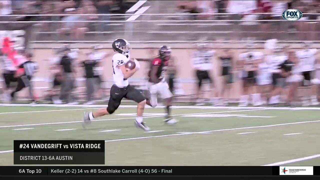 HIGHLIGHTS: NO. 24 Vandegrift vs. Vista Ridge| High School Scoreboard Live