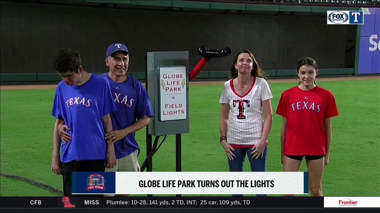 Globe Life Park Turns out the Lights | Rangers Live