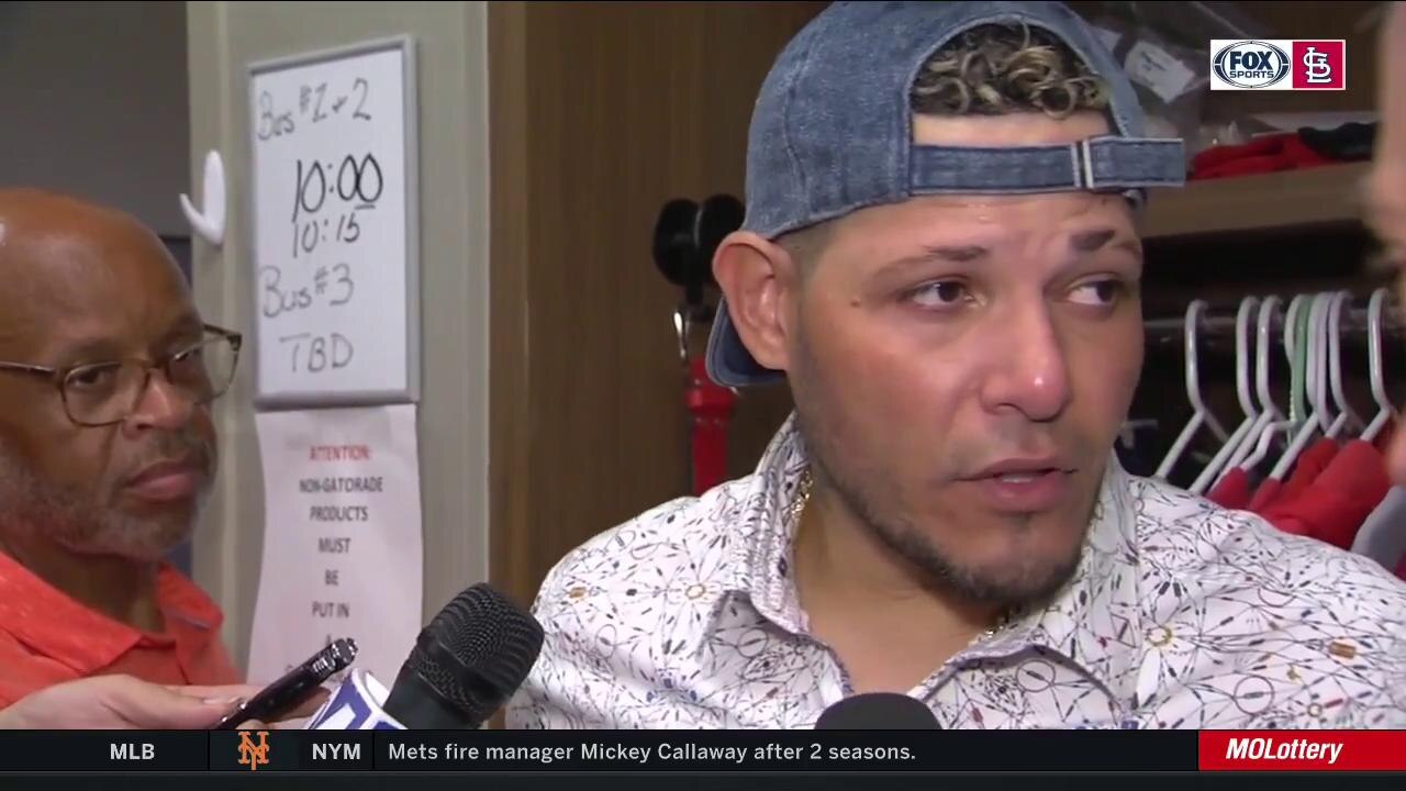 Yadi on meeting with Martínez: 'I just tried to calm him down'