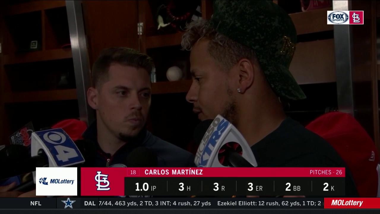 Carlos Martínez: 'Everybody has a bad day — today was my turn'