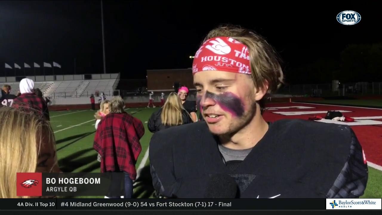 Argyle Eagles Postgame Sound | High School Scoreboard Live