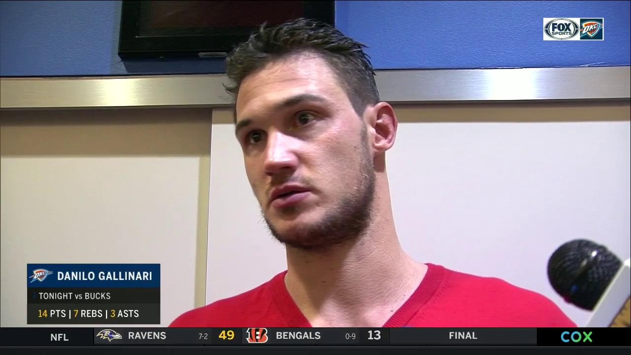 Danilo Gallinari: 'It was a great game, great effort' | Thunder Live