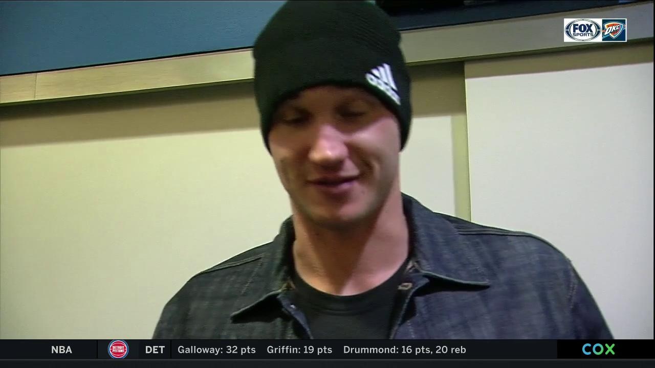Danilo Gallinari on Thunder defeating the 76ers