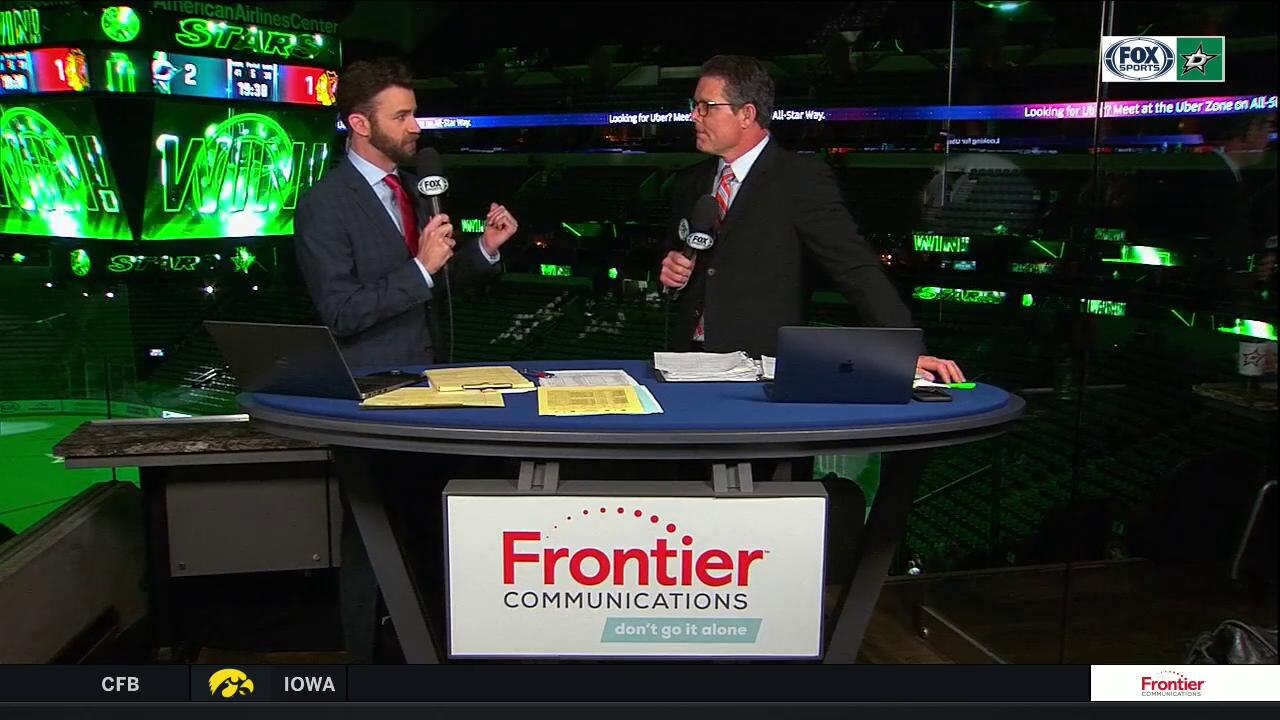 Dallas Finds A Way to Survey the 'Track Meet' vs. Chicago | Stars Live