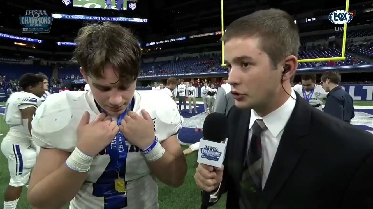 Wyatt Schrader on winning the 3A state championship for Chatard