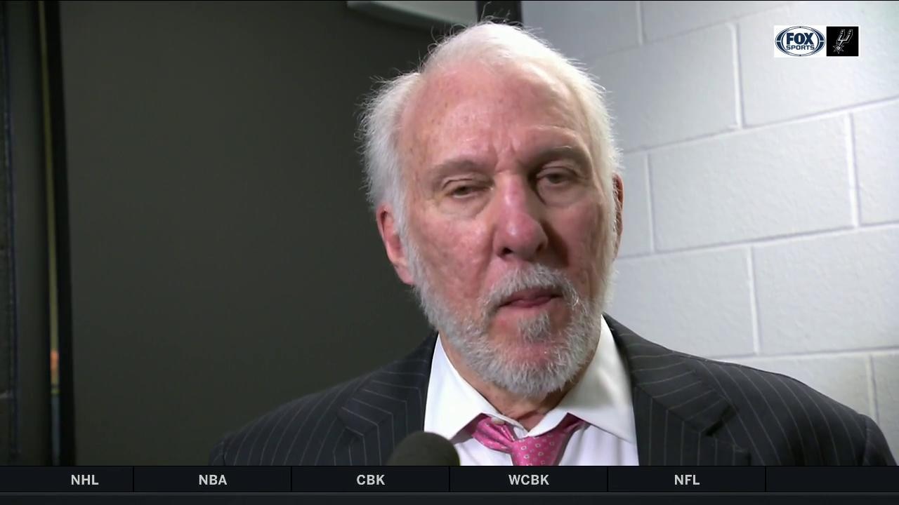 Gregg Popovich on Walker, Poeltl in Huge Win over Rockets