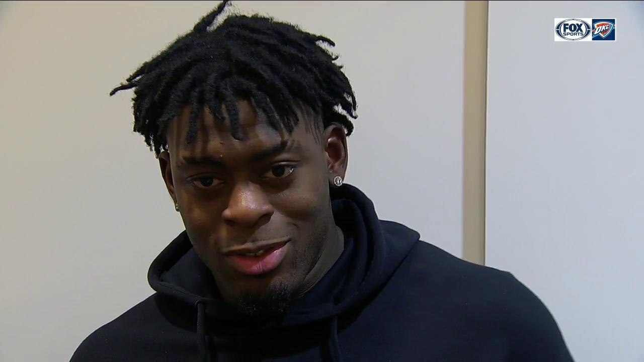 Luguentz Dort on Making His NBA Debut, Win over Minnesota