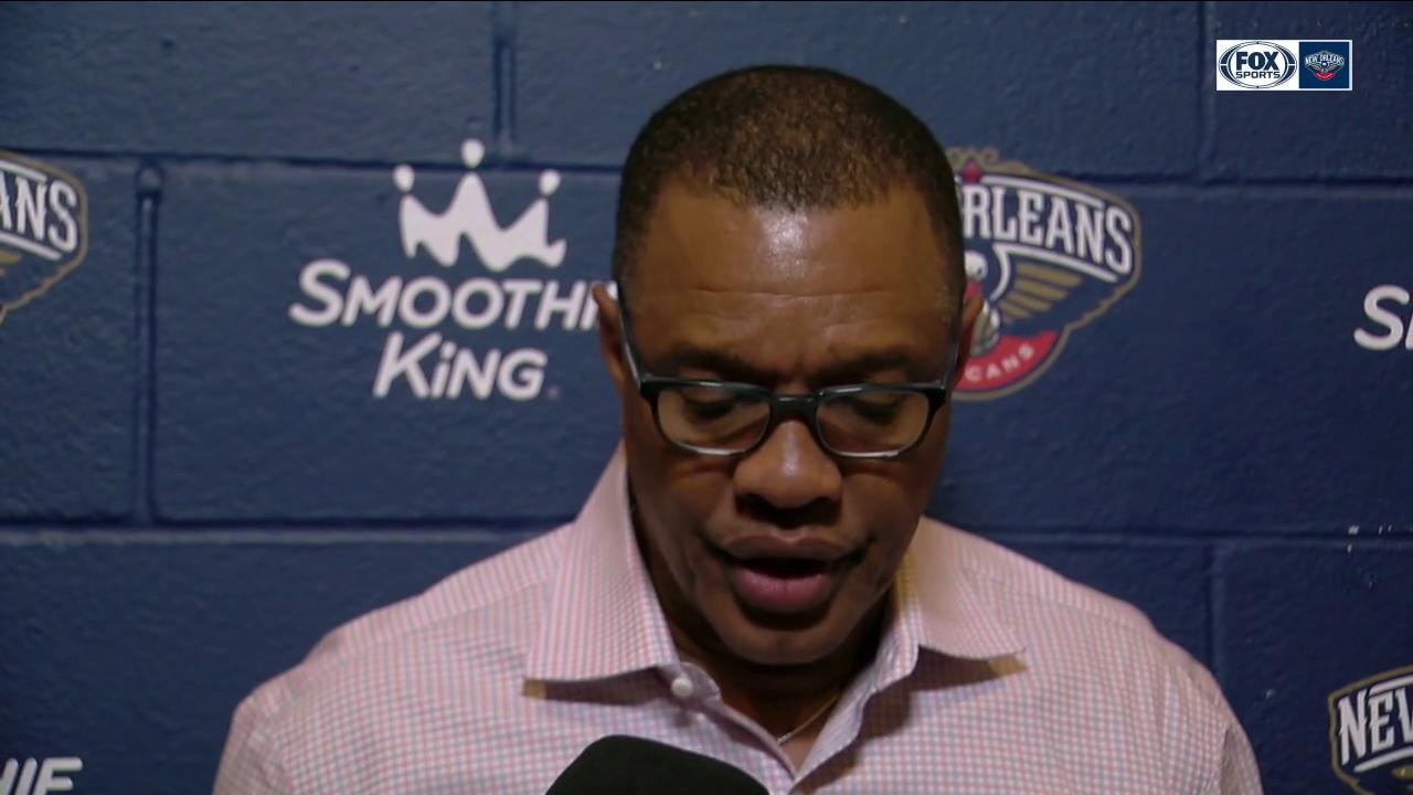 Alvin Gentry on the tough Pelicans Loss against the Pistons