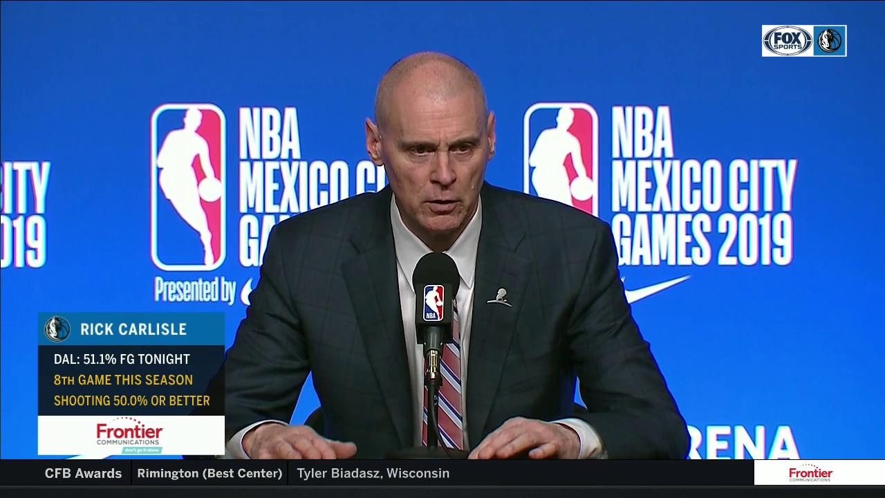 Coach Rick Carlisle Loved The Atmosphere in Mexico City | Mavs Live