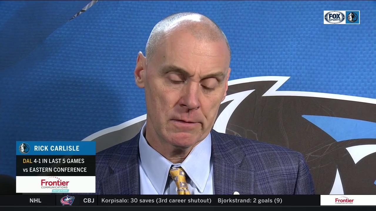 Rick Carlisle was Impressed with the Dallas Win vs. Milwaukee