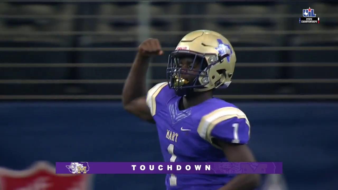 HIGHLIGHTS: Pick 6 Puts Mart up 25-14 on Hamlin | UIL State Championships