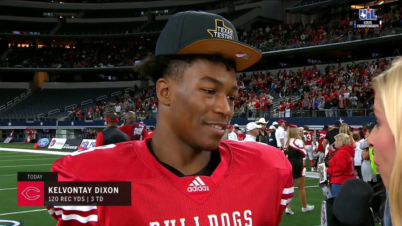 Kelvontay Dixon: 'It was amazing' | UIL State Championships