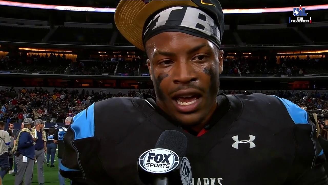 Jeremiah Harris on Shadow Creek Winning their 1st State Championship | UIL State Championships