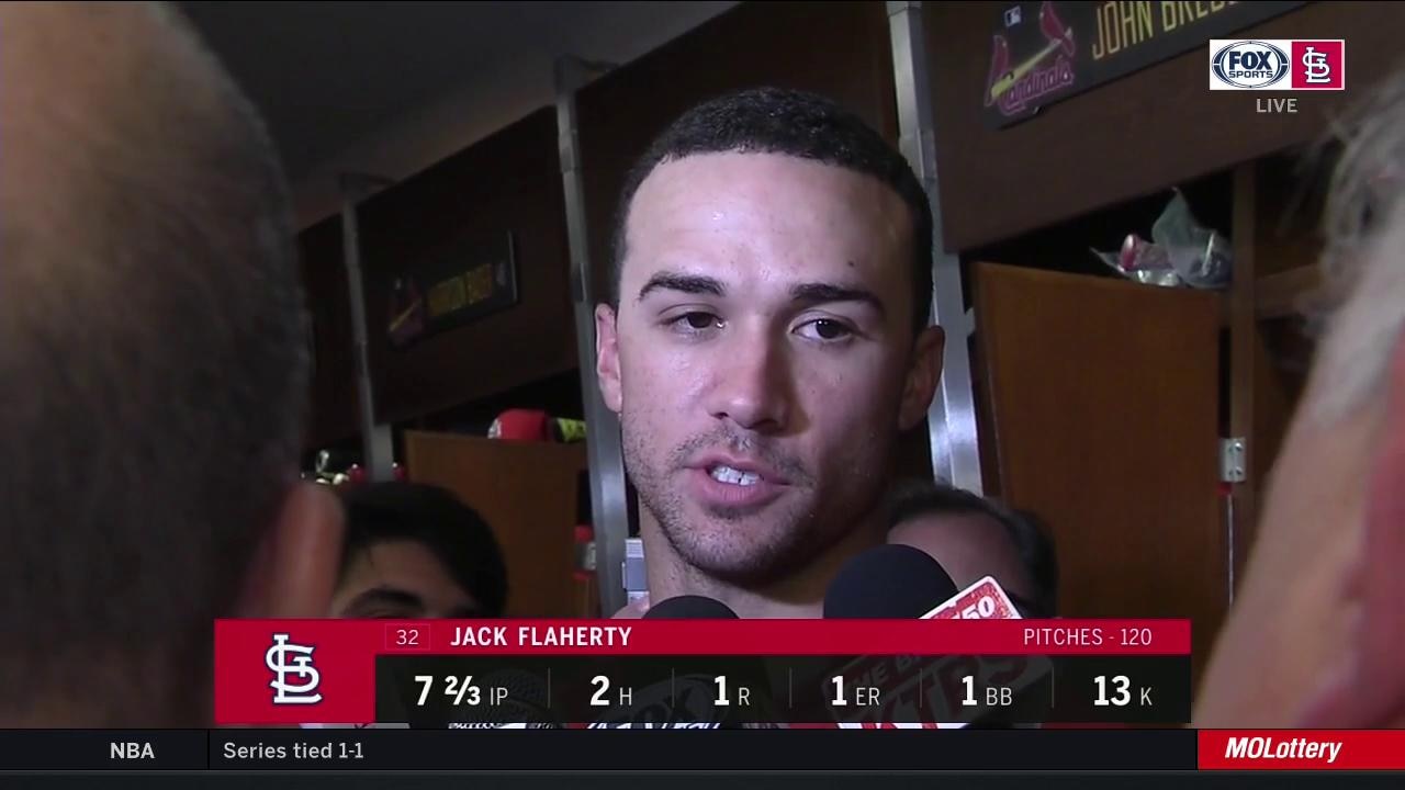 Jack Flaherty says he 'got into a groove' with Francisco Peña