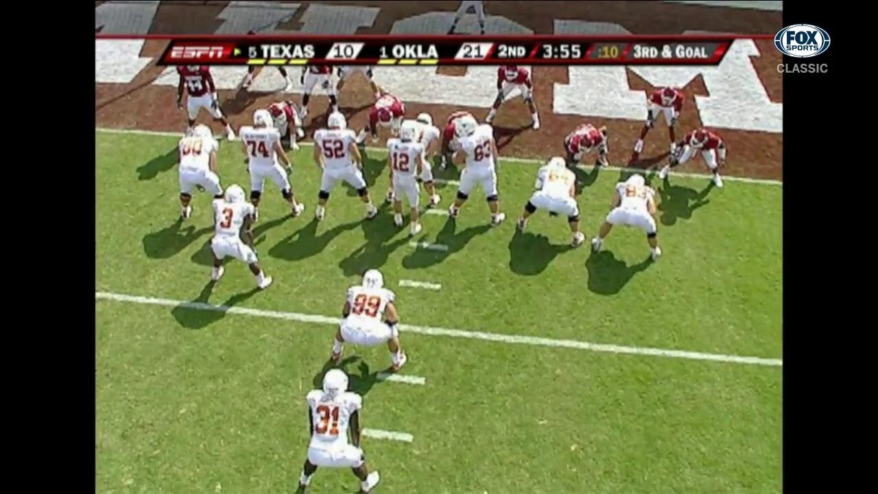Cody Johnson rushes for 1-yard Texas Touchdown in 2008 | Red River Classics