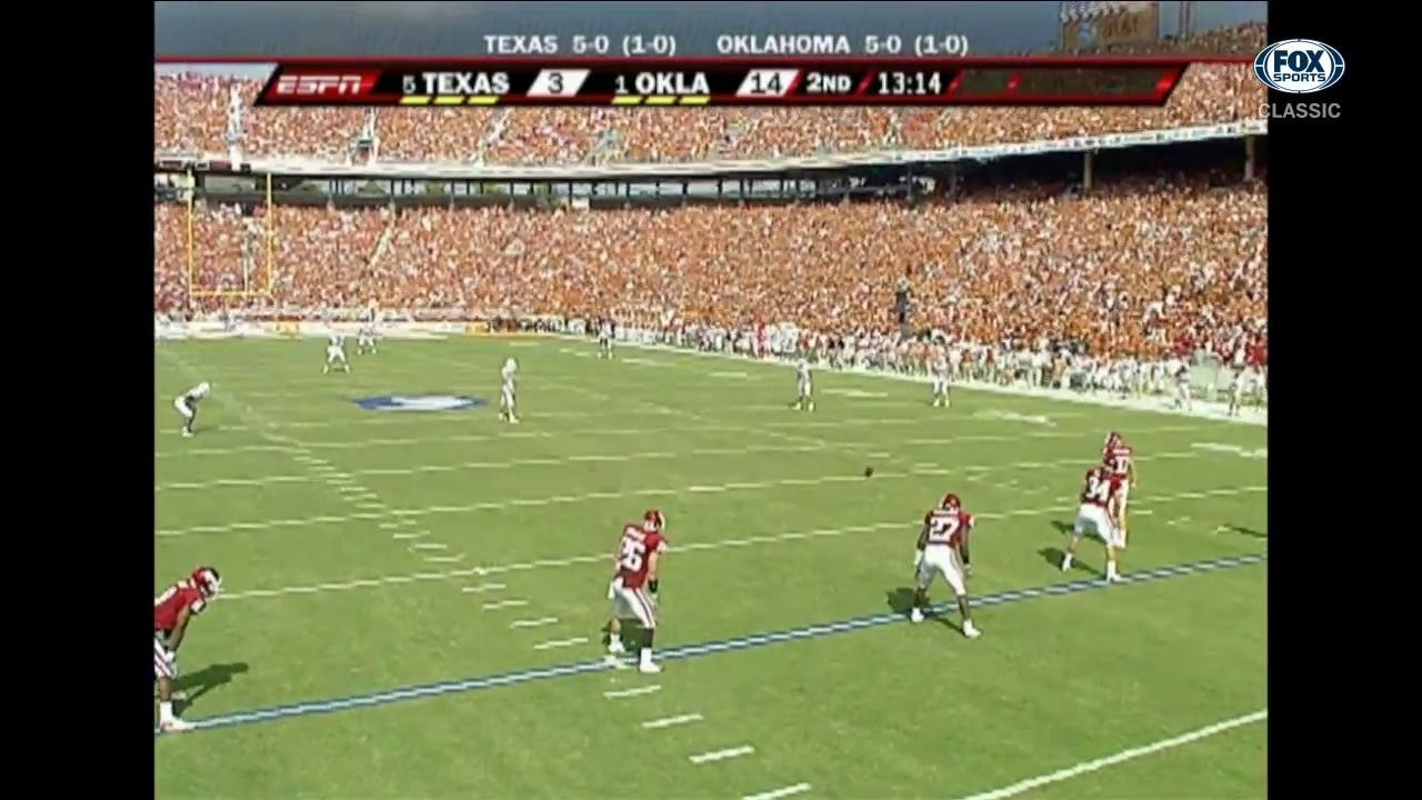 Texas returns the ball in for a touchdown in 2008 | Red River Classics