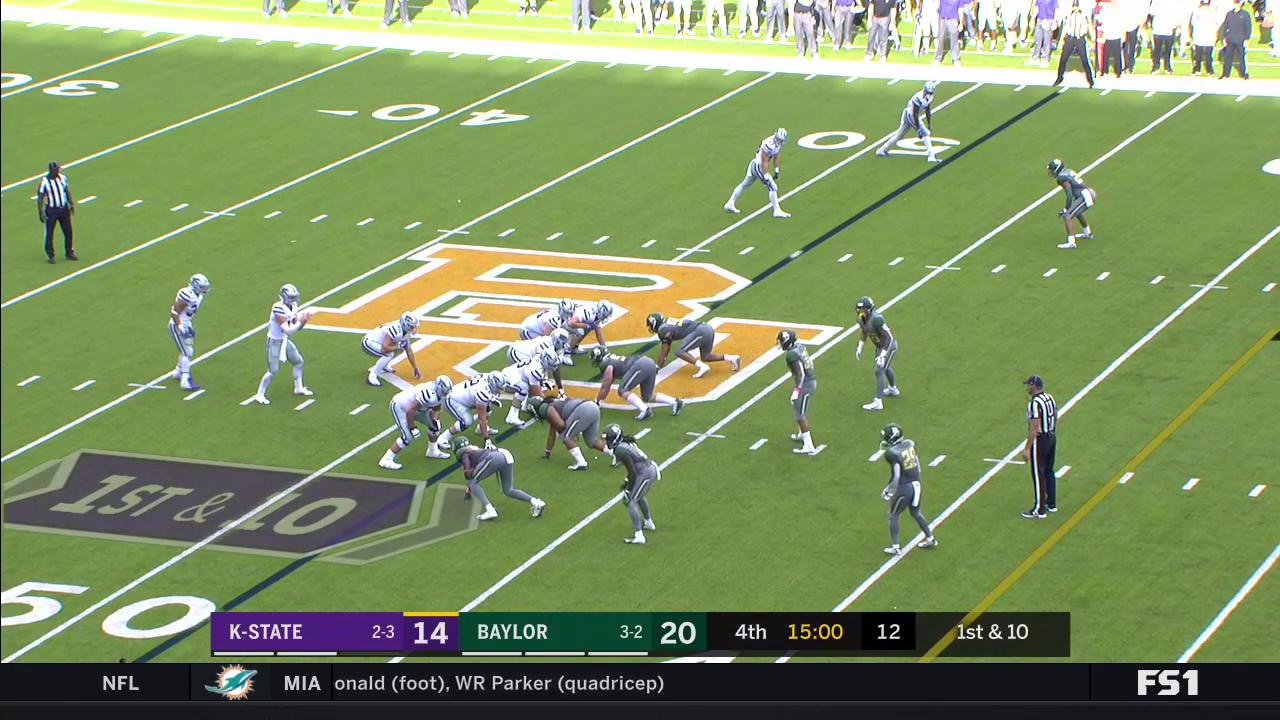 HIGHLIGHTS: Alex Barnes 48 yard touchdown run | Kansas State at Baylor