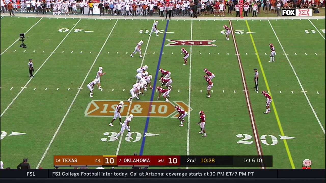 HIGHLIGHTS: Texas takes lead after Ehlinger TD pass | Red River Showdown