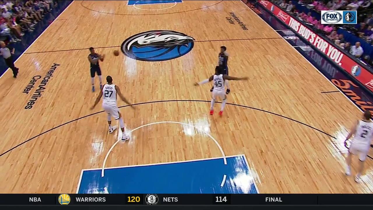 HIGHLIGHTS: DeAndre Jordan ties it up with this SLAM DUNK | Utah Jazz at Dallas Mavericks