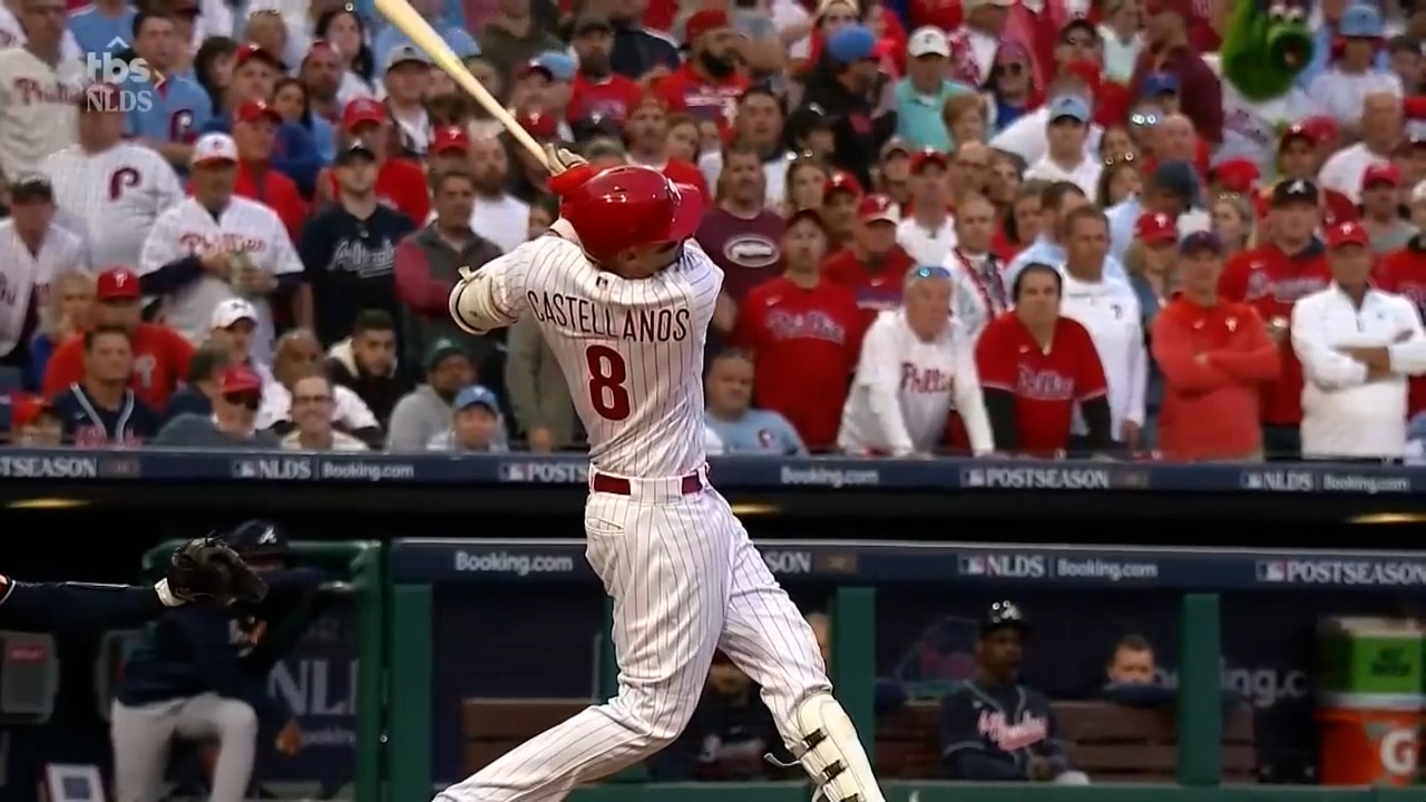 Nick Castellanos hits TWO home runs to help Phillies defeat Braves in Game 3 of the NLDS