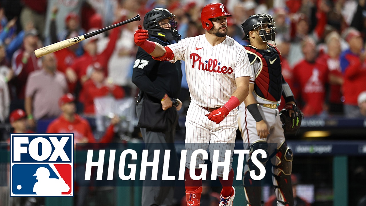 Phillies mash three homers in 10-0 victory vs. Diamondbacks, set MLB postseason record