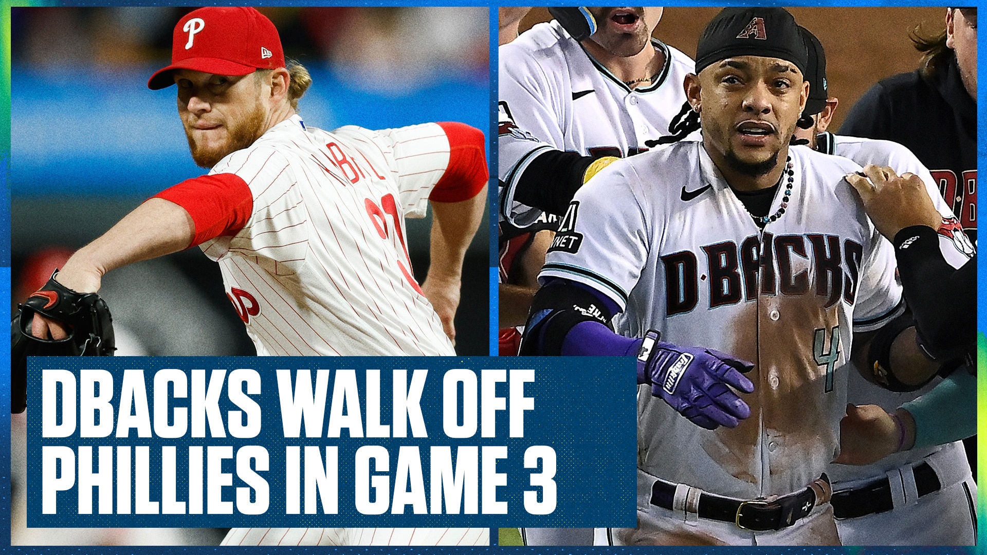 Arizona Diamondbacks walk off the Philadelphia Phillies in Game 3 of the NLCS | Flippin' Bats