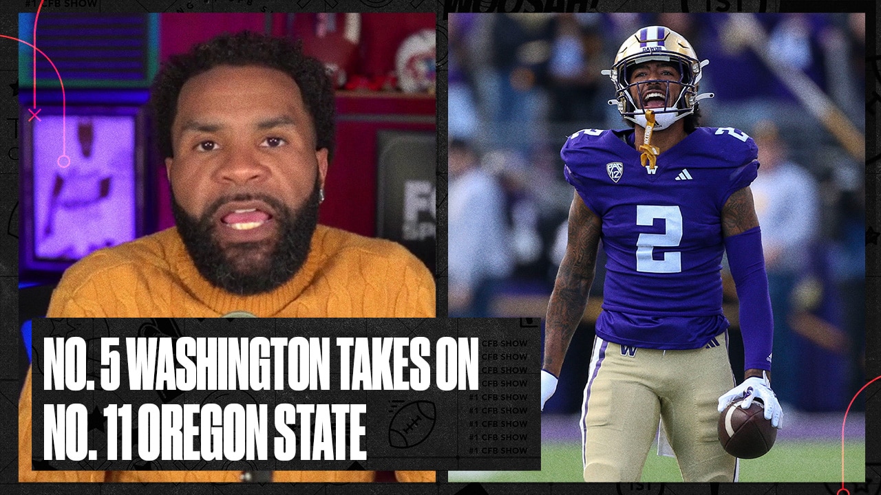 No. 5 Washington takes on No. 11 Oregon State in Pac-12 matchup | No. 1 CFB Show