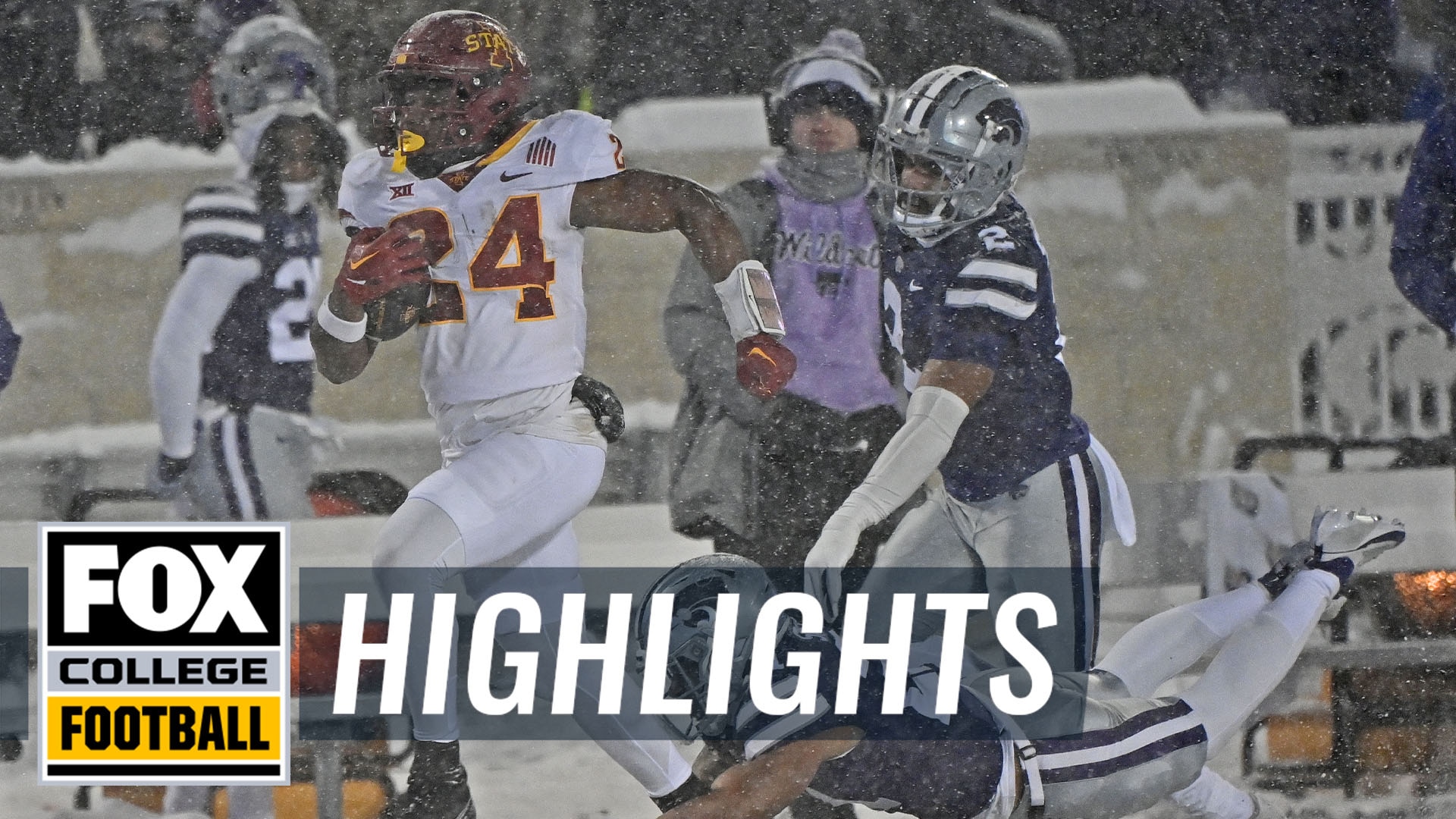 Abu Sama III GOES OFF for 276 rushing yards and THREE TDs in Iowa State's victory | CFB on FOX