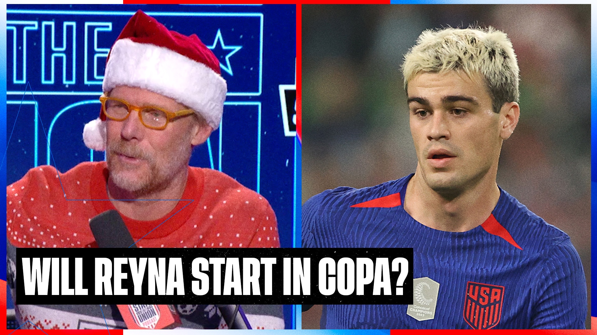 Should Gio Reyna start with USMNT while on bench at Dortmund? | SOTU