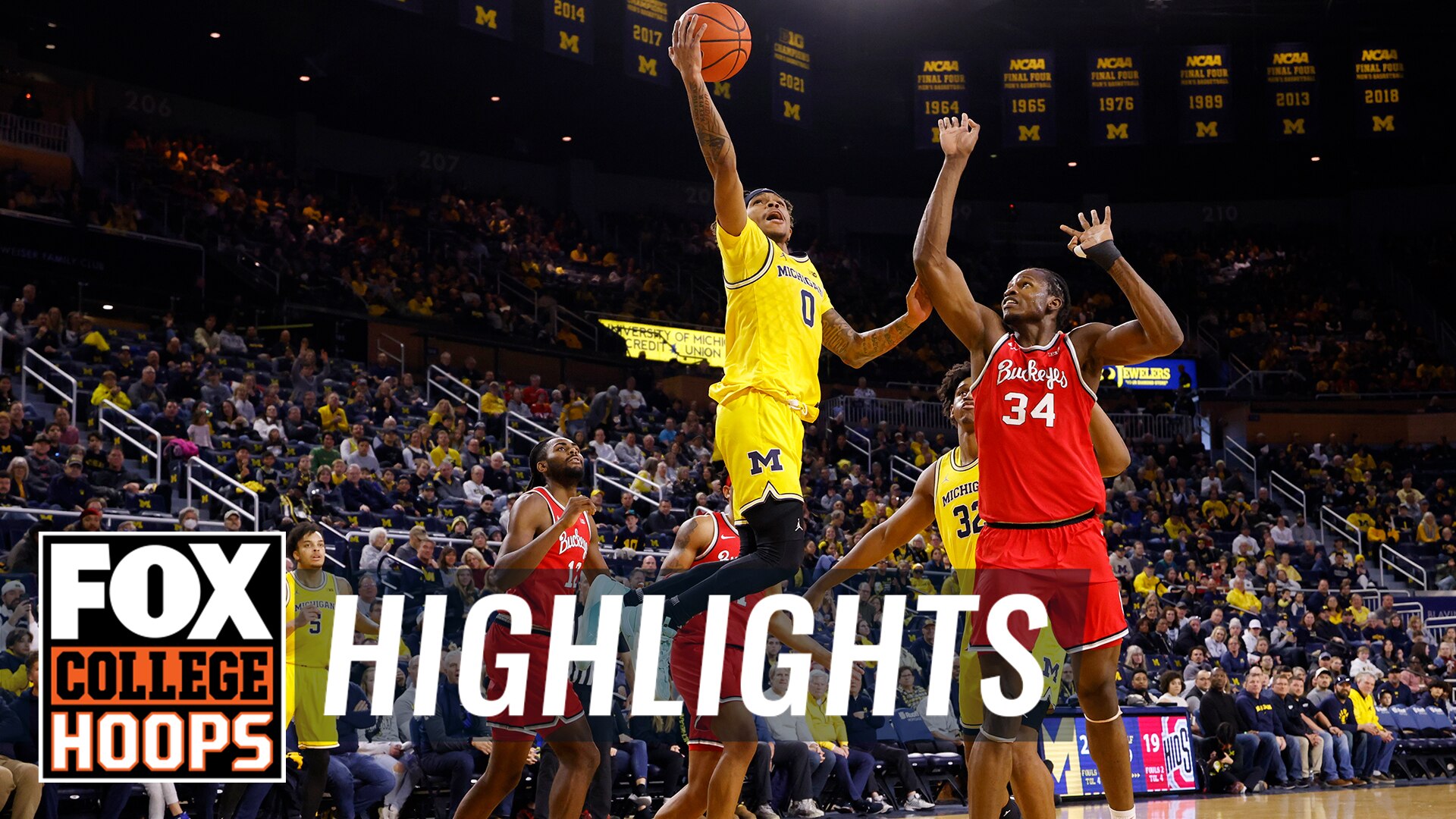 Ohio State Buckeyes vs Michigan Wolverines Highlights | CBB on FOX