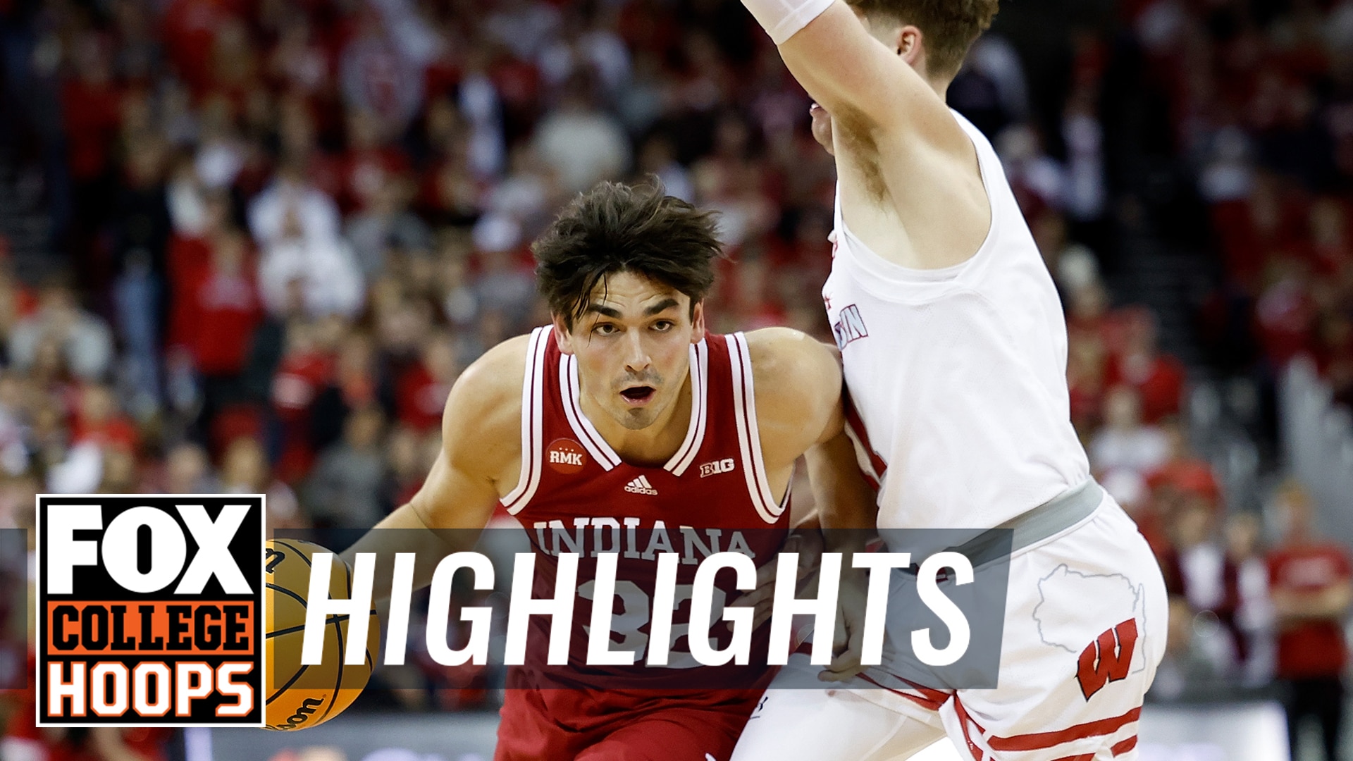 Indiana Hoosiers vs No. 11 Wisconsin Badgers Highlights | CBB on FOX