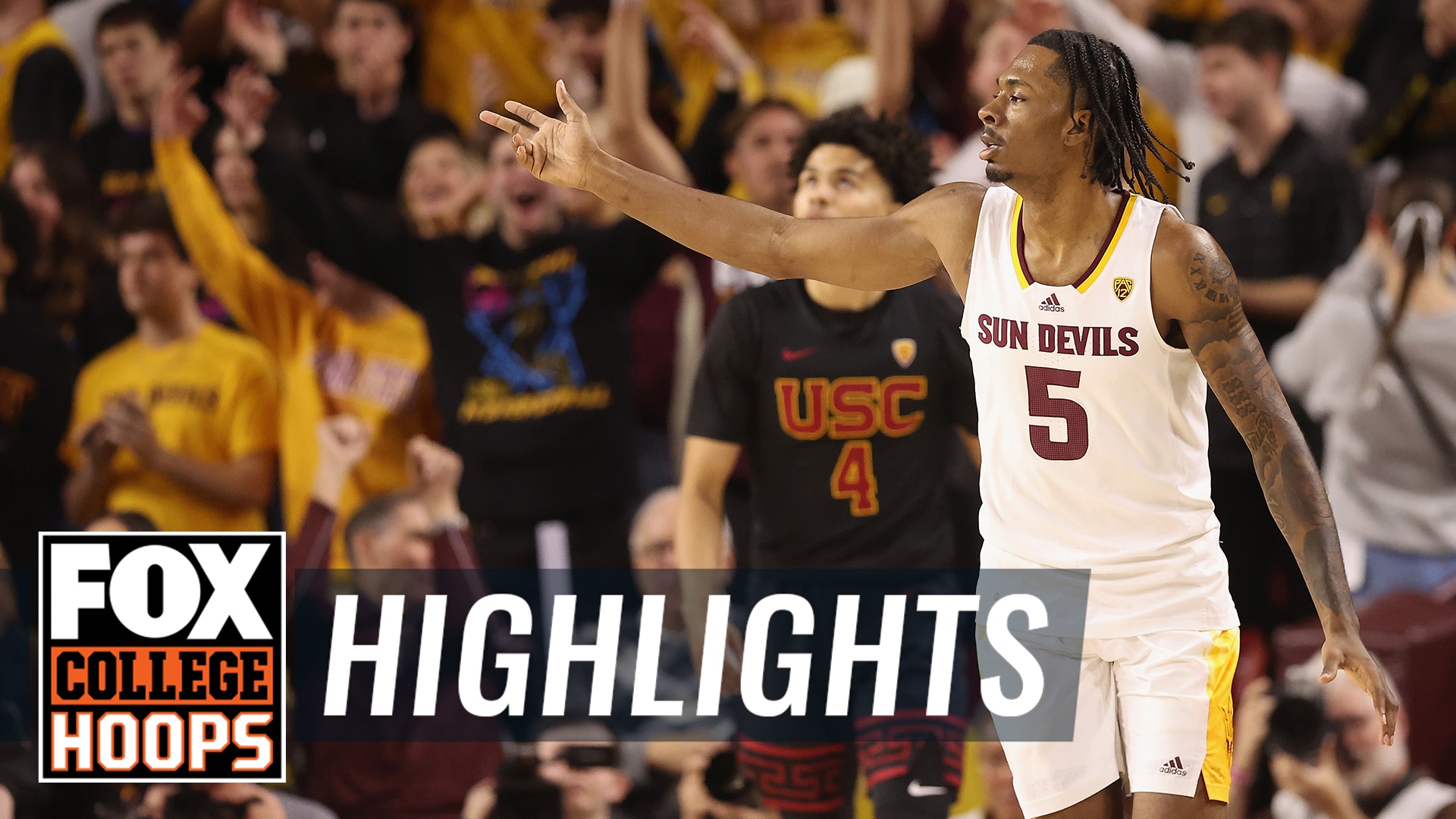USC Trojans vs. Arizona State Sun Devils Highlights | CBB on FOX