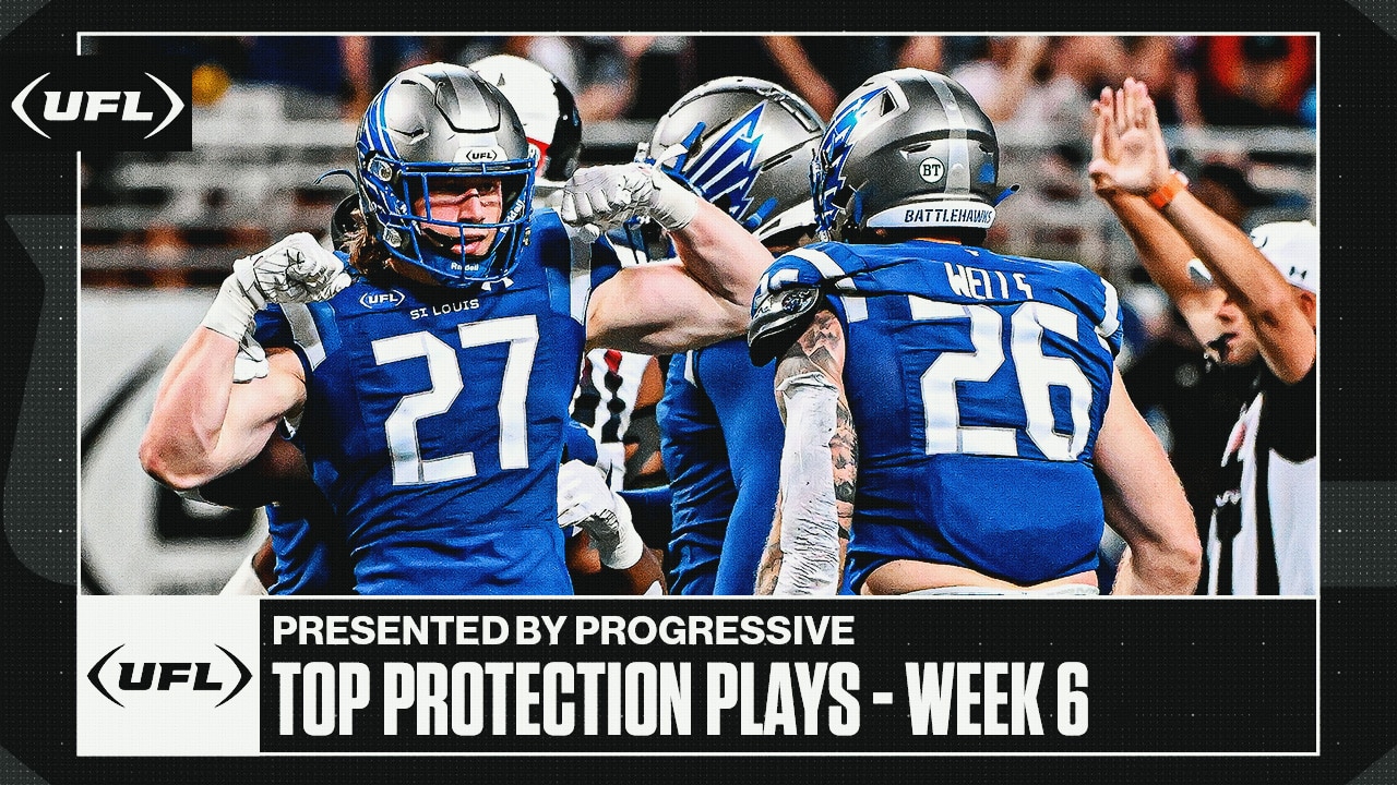 Top protection plays of week 6 presented by Progressive | United Football League