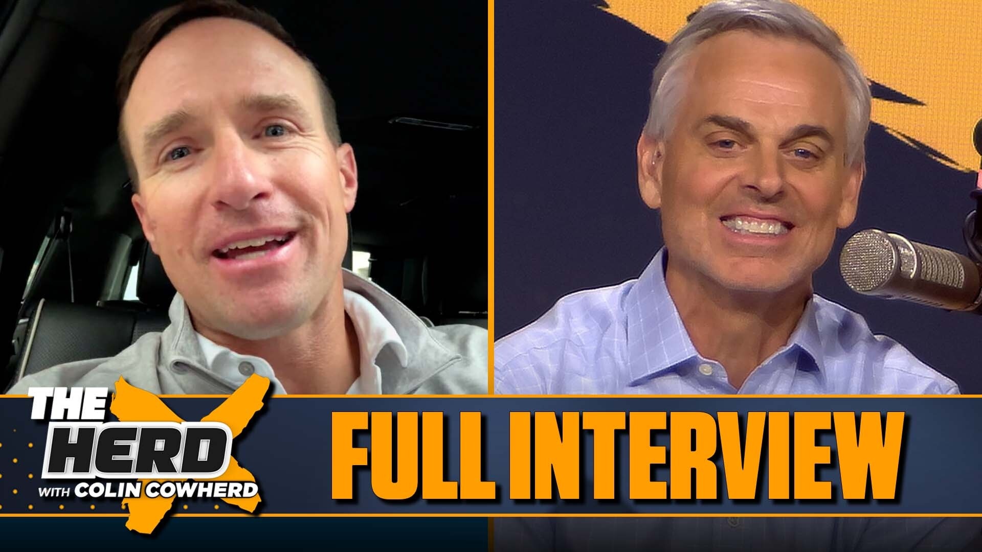 Drew Brees on being First Ballot, Caleb Williams’ future, Sam Darnold | FULL INTERVIEW | The Herd