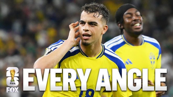 EVERY ANGLE of Yasin Ayari's second GOAL 🔥 Sweden vs Tunisia 2026 FIFA World Cup™