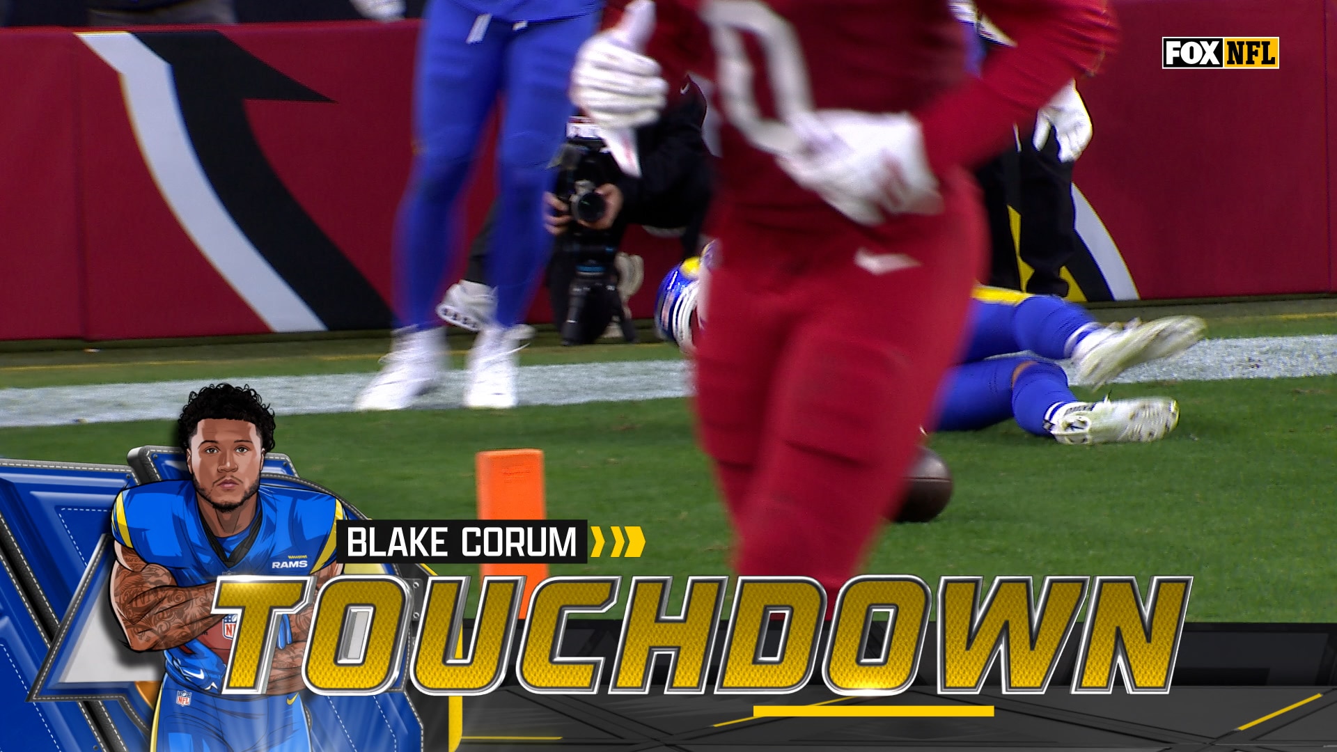 Blake Corum breaks free for 48-yard TD, extending Rams' lead over Cardinals | NFL Highlights