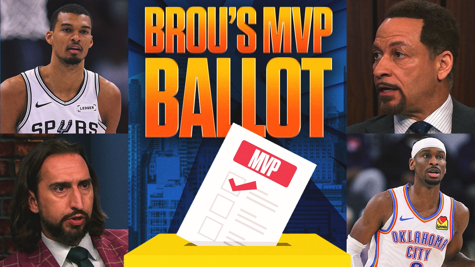 Victor Wembanyama, SGA and Jaylen Brown continue to battle for vote on Chris Broussard's MVP Ballot ๐ First Things First