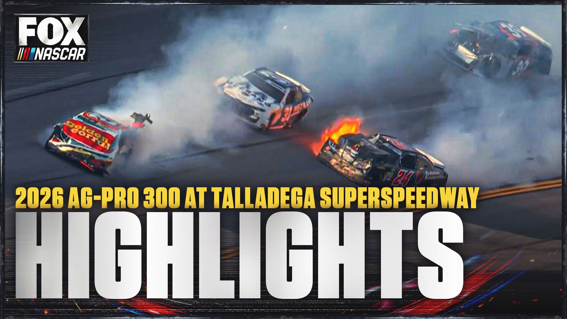 NASCAR O’Reilly Auto Parts: Ag-Pro 300 at Talladega Superspeedway Highlights 🏁 NASCAR on FOX