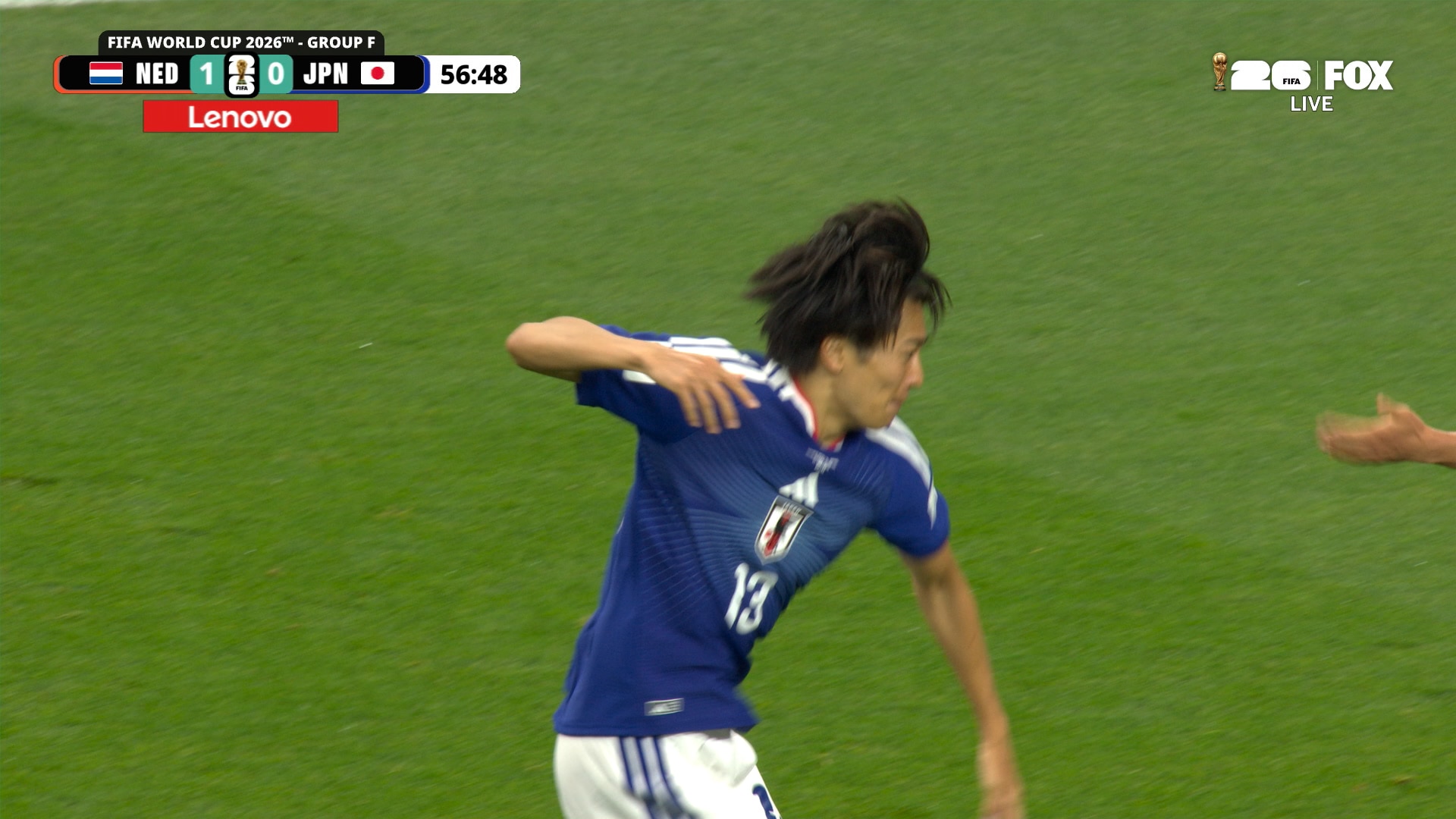 Japan's Keito Nakamura responds with equalizer against Netherlands