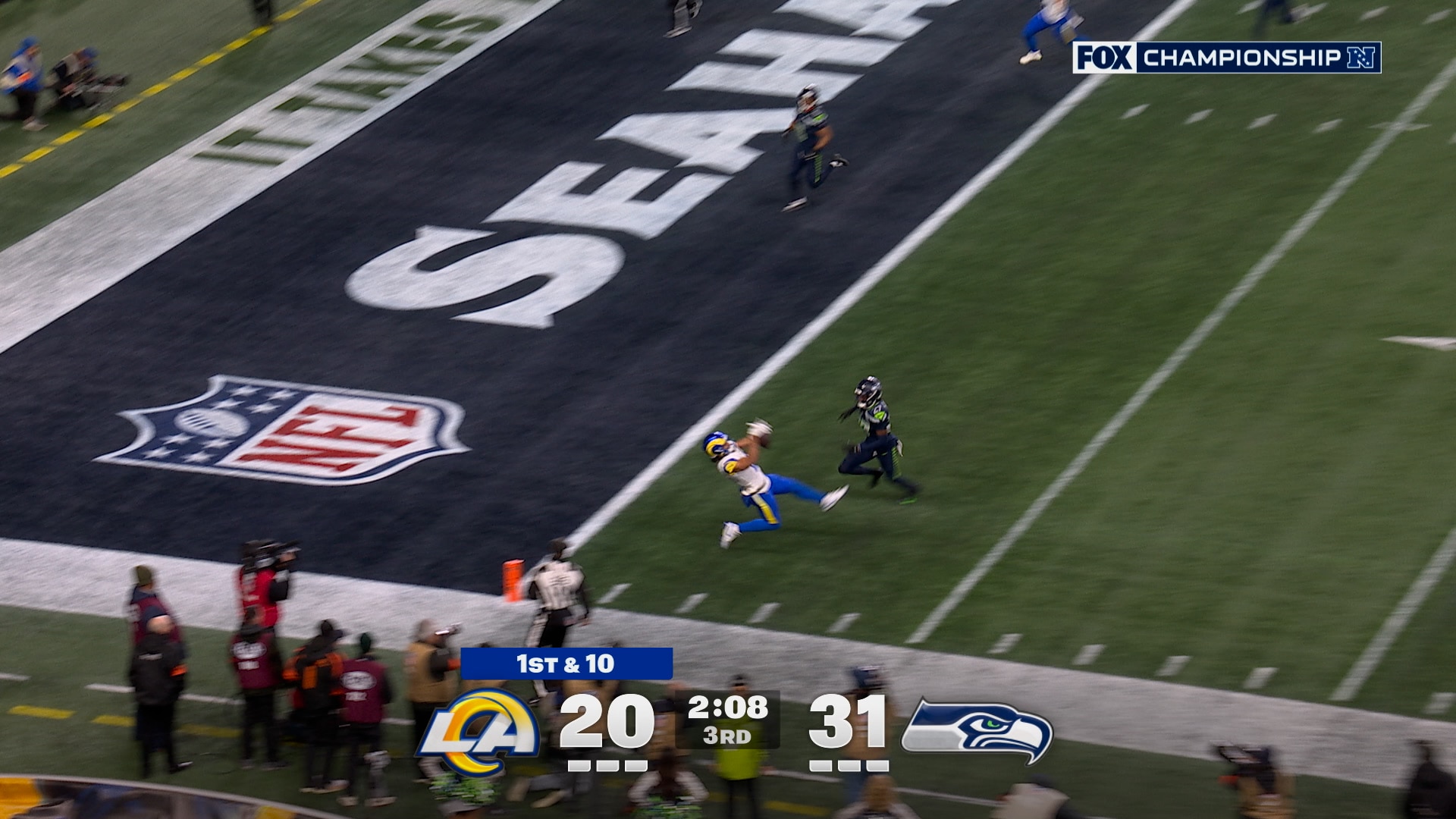 Matthew Stafford & Puka Nacua connect for 34-yard TD, shrinking Rams' deficit vs. Seahawks | NFL Highlights