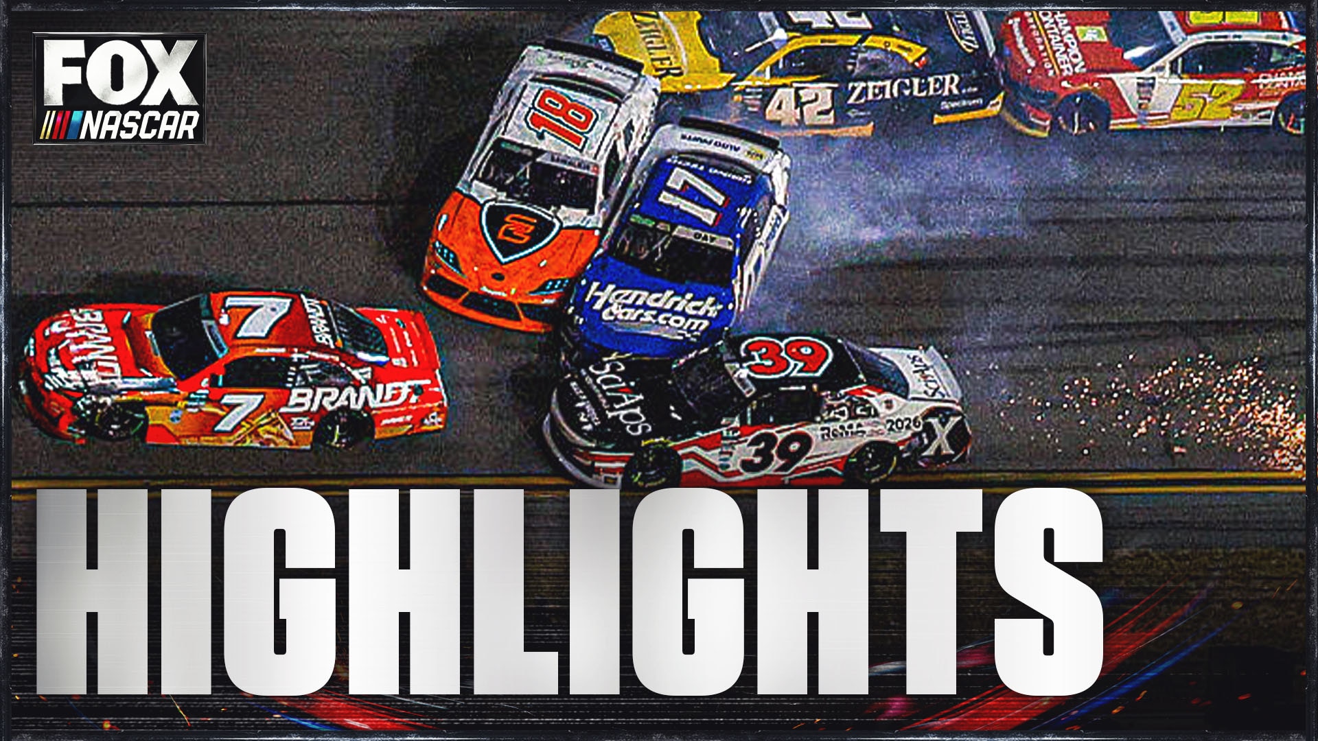 NASCAR O'Reilly Auto Parts Series: United Rentals 300 Highlights 🏁 NASCAR on FOX