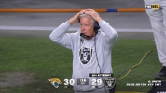 Jaguars make defensive stand on Raiders two-point conversion to secure overtime victory | NFL Highlights