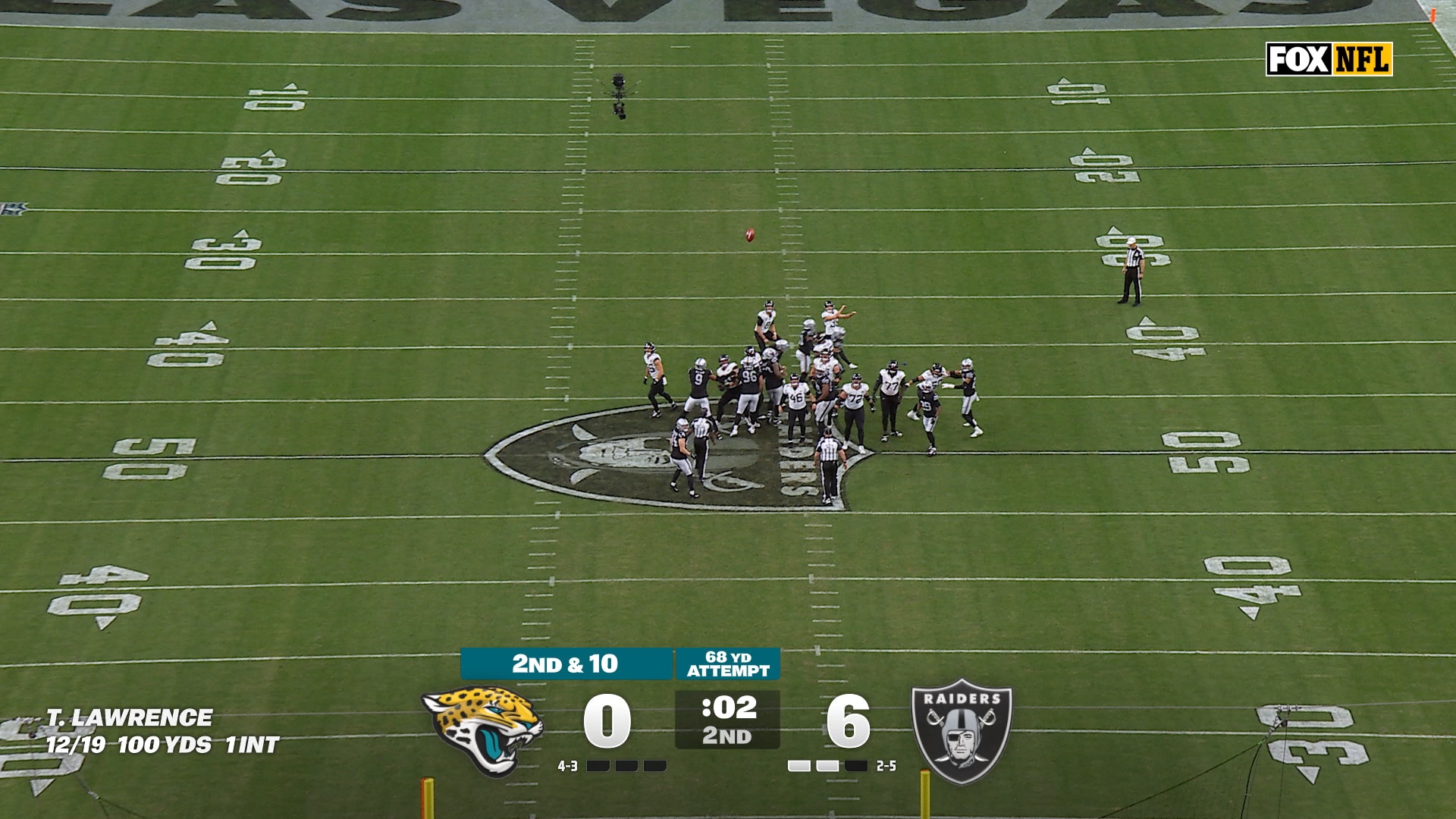 Jaguars' Cam Little drills NFL RECORD 68-yard FG vs. Raiders | NFL Highlights