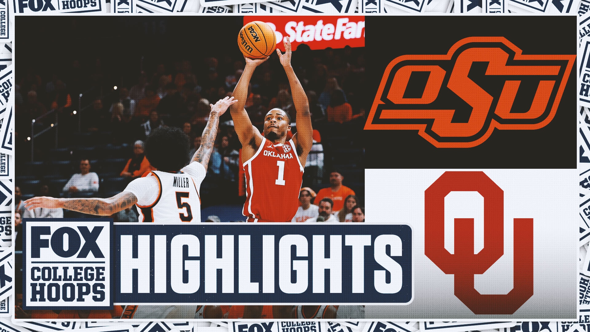 Oklahoma Sooners vs. Oklahoma State Cowboys Highlights 🏀 FOX College Hoops