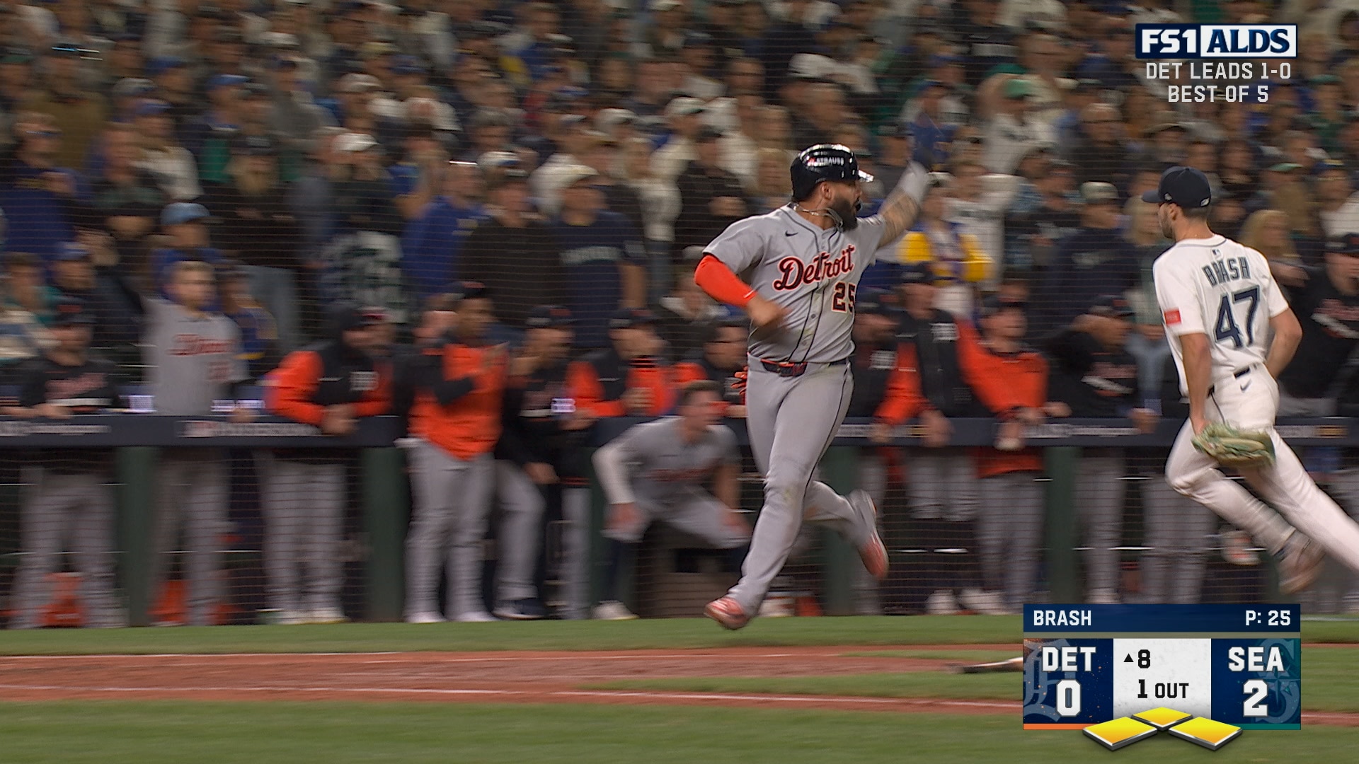 Tigers’ Spencer Torkelson hits two-RBI double to tie score against Mariners