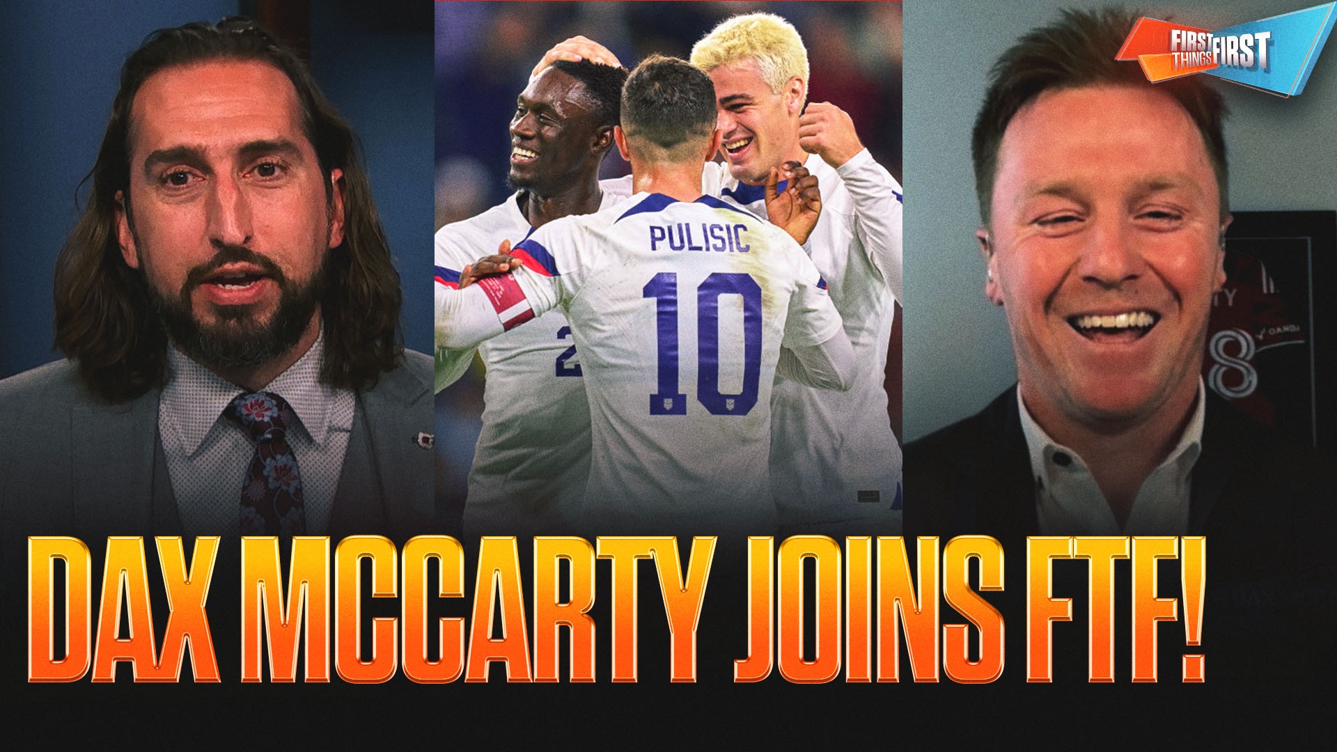Dax McCarty on Christian Pulisic and Folarin Balogun, Gio Reyna's role, Brazil's expectations in FIFA World Cup | First Things First